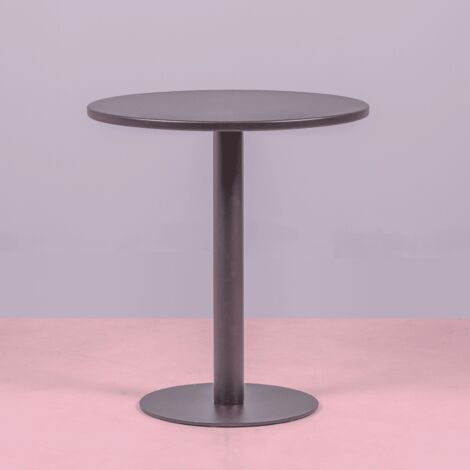 Nest Dream - Table haute industrielle en acier - Brandon - Noir