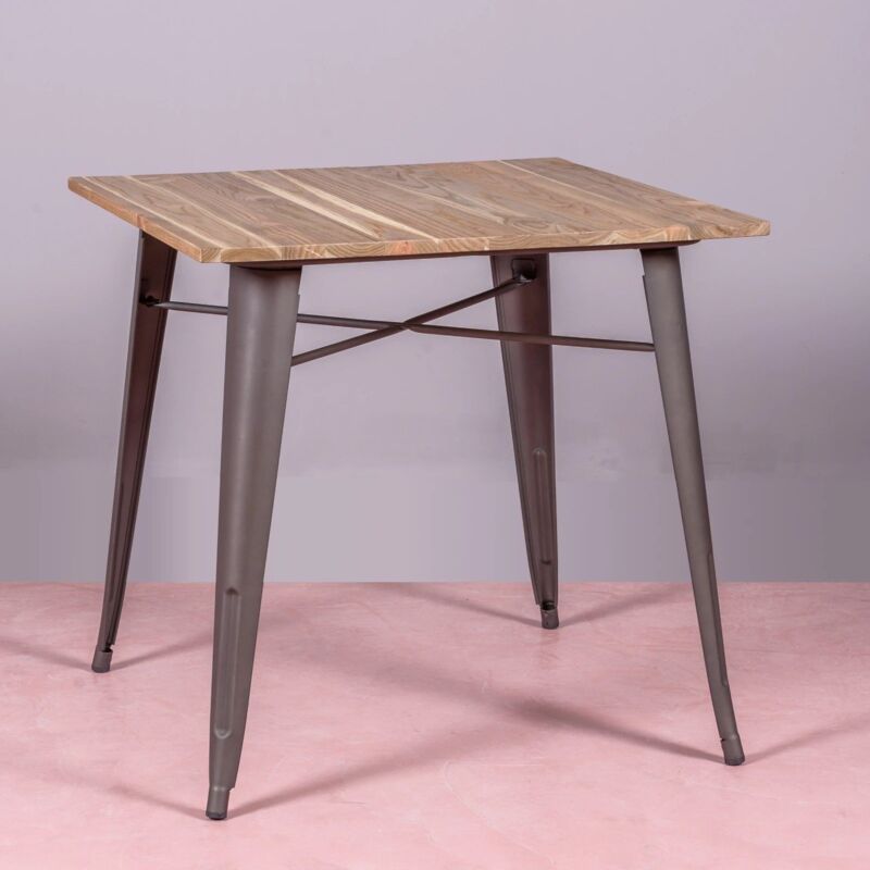 Nest Dream - Table industrielle en acier - Bistro - Antique