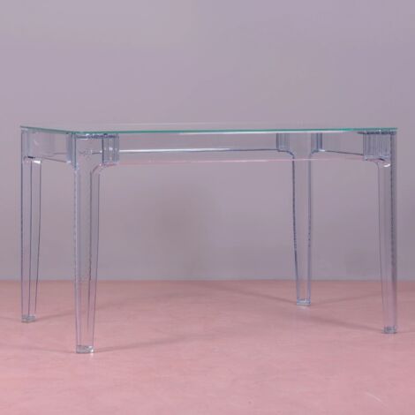 Nest Dream - Table rectangulaire en verre - Ghost - Transparent