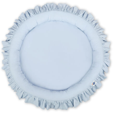 Nestchen mit Rüsche - blau