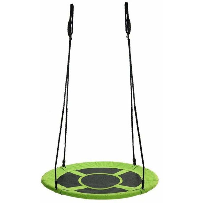 Viking Choice - Nestschaukel Grün Aus 600d Polyester Schaukel Durchmesser 90 Cm Inkl. Seile Bis 150 Kg
