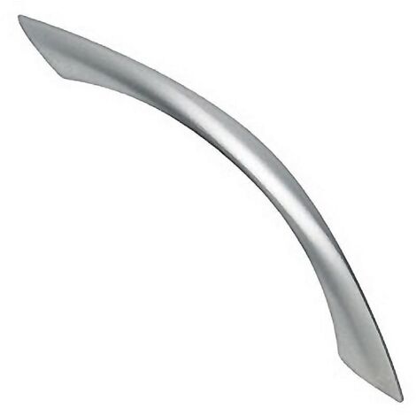NESU asa 96mm. cromo mate 867617 , Asa metálica 867 de 96mmFabricada en zamak, color metal satinadoMedidas 127 largo,12mm ancho, 24mm alturaDistancia entre agujeros 96m