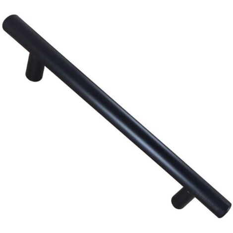 NESU asa de 96mm acero inox 12mm negro mate 65001n , Asa de acero inoxidable acabado negro Nesu Asa de acero inoxidable con acabado en color negro de 150 mm perfecta para dar u