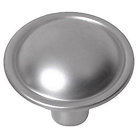 NESU pomo 29mm. cromo mate 13317 , Pomo modelo 13 para muebles y cajonesDiámetro 28mm, Altura 23mmFabricado en zamak, acabado cromo brilloIncluye tornillo pasante.