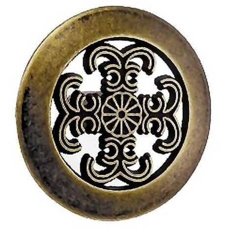 NESU pomo 37mm. cuero viejo 214718 , Pomo tirador para muebles,puertas,cajoneras,cómodas,etc - Diámetro 37mm. - Acabado cuero viejo labrado.