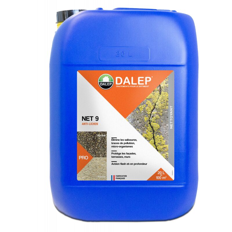 Dalep - net 9 - Nettoyant rapide ultra puissant 20L