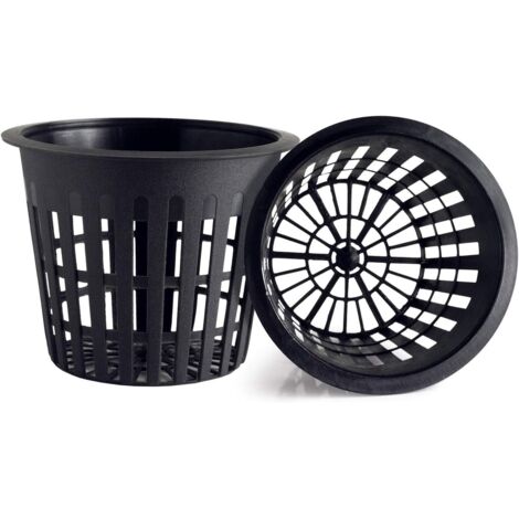 Net Cup - 3 Inch Round - Wide Lip Design - For Hydroponics Aquaponics Orchids - 25 Pack