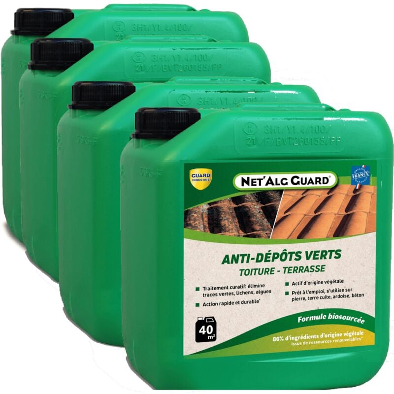 Fongicide Traces Vertes Terrasse Guard Industrie NetAlg Guard 16L