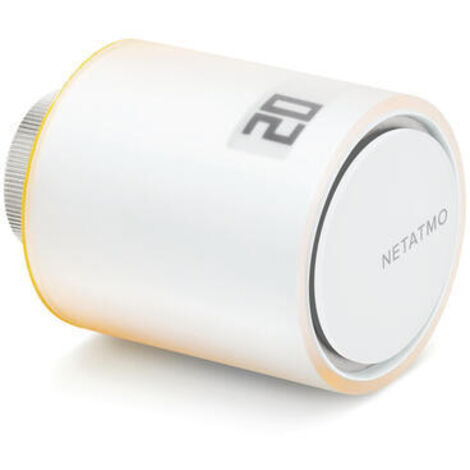 Netatmo Cabeza termostática blanca inteligente 80x58 mm