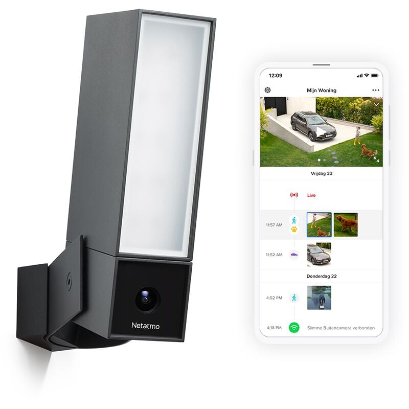 

cámara inteligente exterior Presencia - Netatmo