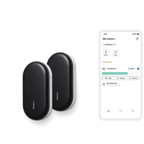 Netatmo Pack 2 Controlli intelligenti compatibili con tutti i condizionatori