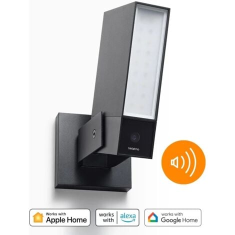 Netatmo Telecamera WIFI Esterna Intelligente con Sirena, Sensore di Movimento, prodotto ricondizionato