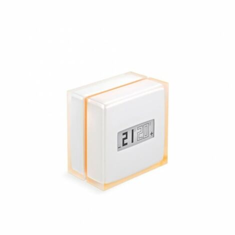 Netatmo – Thermostat connecté intelligent filaire ou sans fil – Gestion de chauffage connecté – Compatible Wi-Fi 802.11 b/g/n – Programmable avec planning quotidien