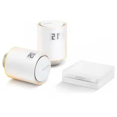 Netatmo Valvole Smart Starter Pack Kit Relé e 2 Valvole Termostatiche - NVP-IT
