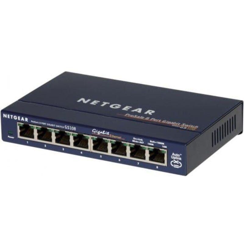 Switch réseau Netgear GS108GE 8 ports 1000 MBit/s R42544