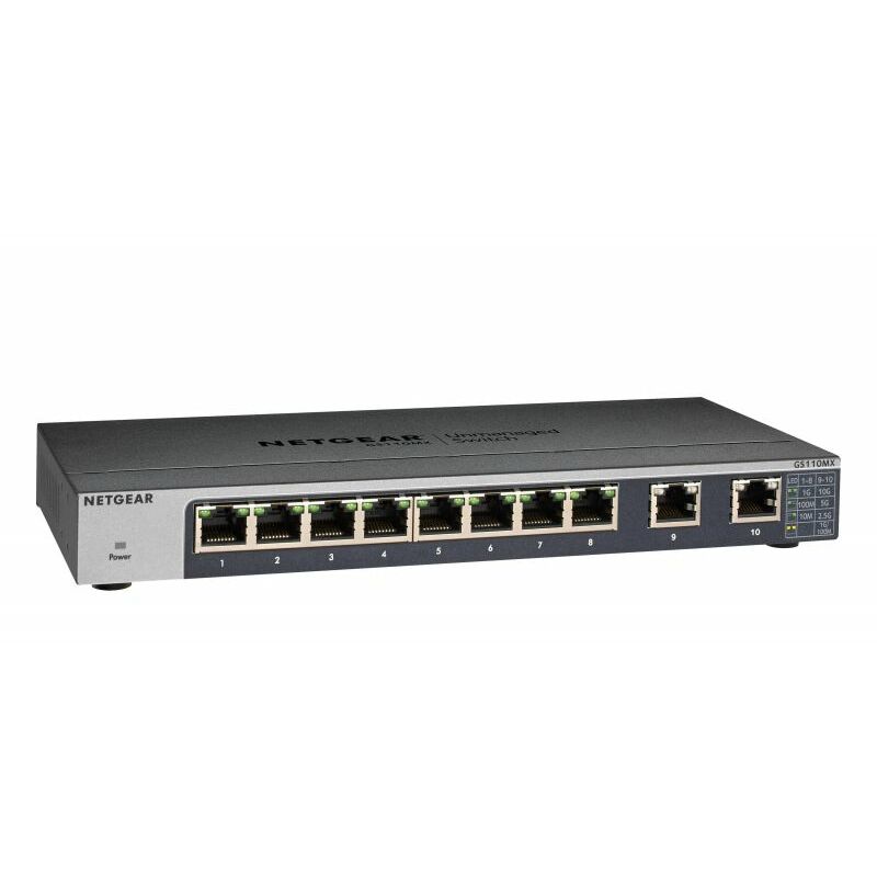 

GS110MX No administrado 10G Ethernet (100/1000/10000) Negro - Netgear