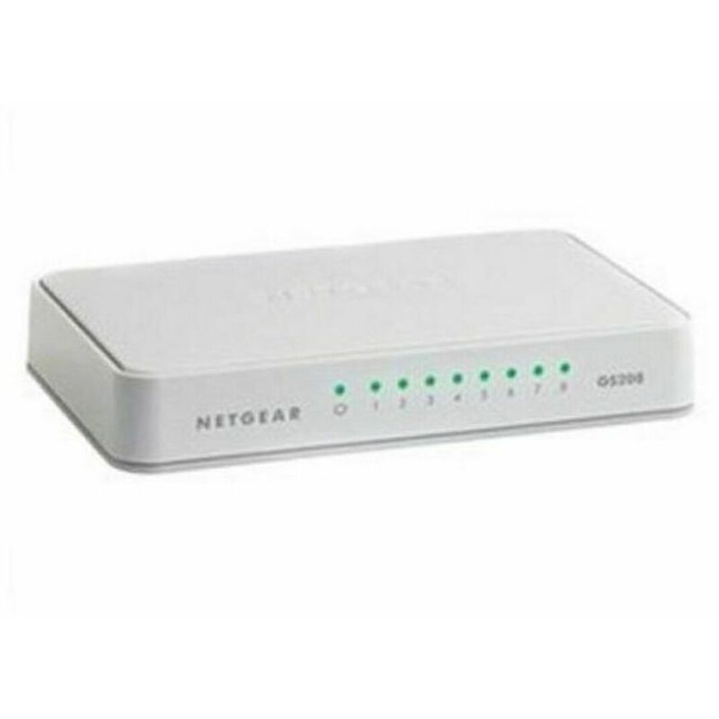 

Netgear Switch de Sobremesa Netgear GS208-100PES 100 Mbps