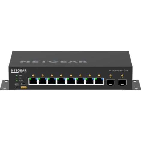 NETGEAR GSM4210PX Switch di Rete Gestito L2/L3 8 Porte Gigabit Ethernet PoE+ Nero