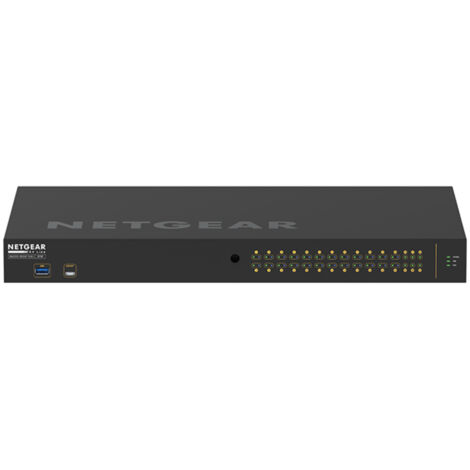 NETGEAR GSM4230P-100EUS switch di rete Gestito L2/L3 Gigabit Ethernet (10/100/1000) Supporto Power over Ethernet (PoE) 1U Nero