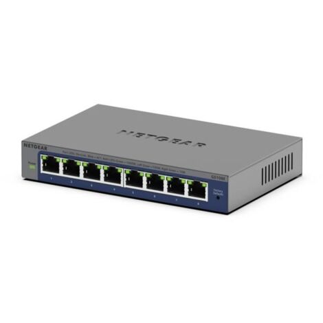 Netgear Plus GS108Ev4 Desktop 8 Port Gigabit Switch
