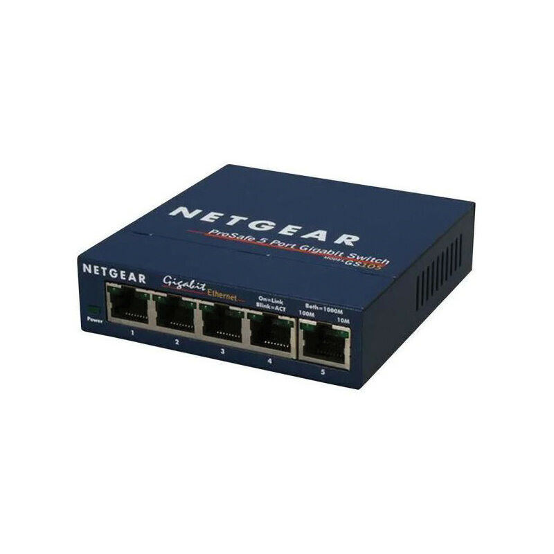 Switch 5 ports gigabit 10/100/1000 mbps Netgear GS105GE