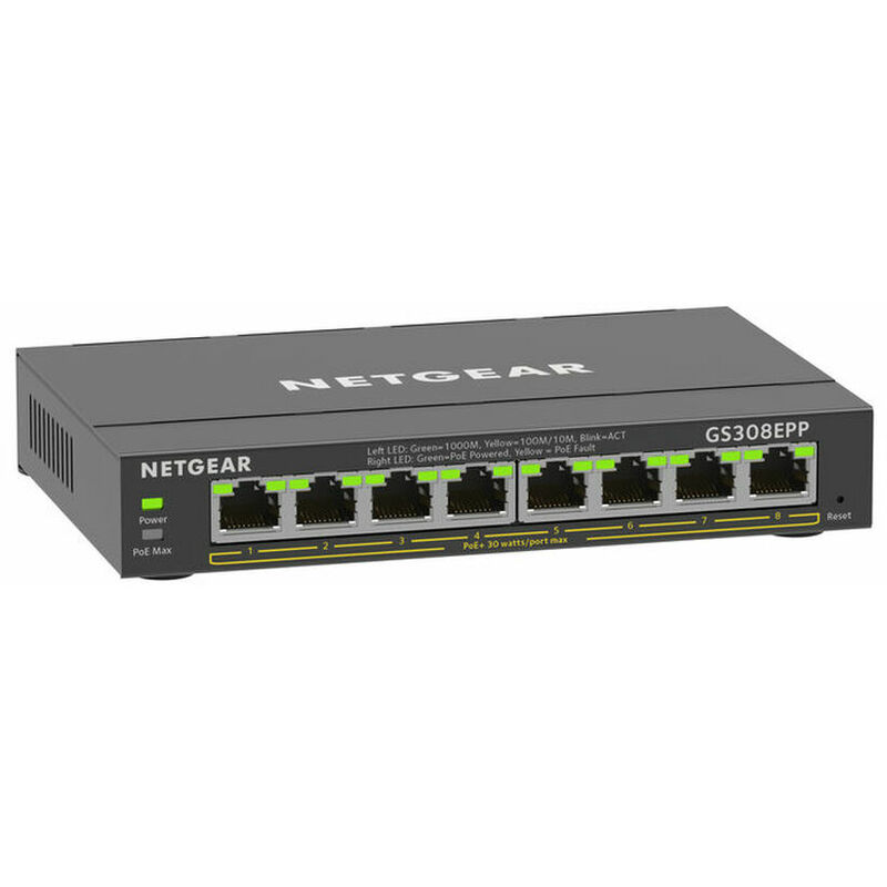 

Switch GS308EPP-100PES RJ-45 - Netgear