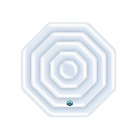 Netspa – Couvercle gonflable isolant pour spa octogonal 5/6 places – Dimensions 155 x 155 cm – Compatible avec modèles Novagarden, Octopus, Python, Rover, Silver