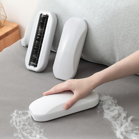 Nettoyage en plastique Brosse à poussière Tapis Table de chevet Balayeuse de miettes Pet Hair Fluff Cleaner Sticky Picker Lint Roller Vêtements Nettoyage