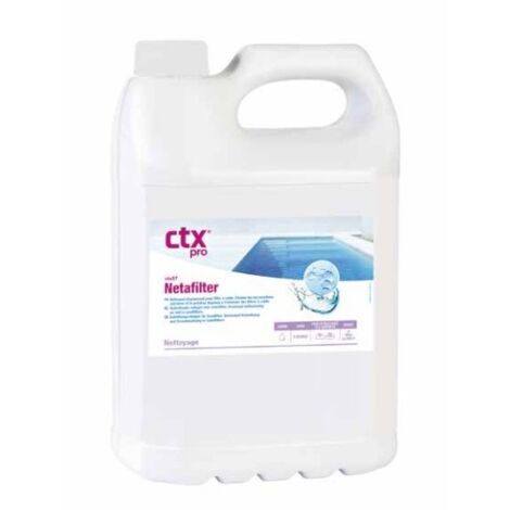 Nettoyage filtre piscine à sable AstralPool CTX 57 NETAFILTER - 5 litres