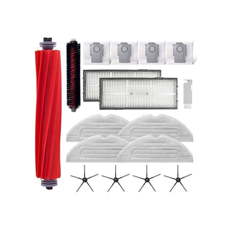 Nettoyage pour Roborock S7 Maxv Ultra S7 Pro Ultra Main Side Brush Mop Hepa Filter Bags Robot Vacuum Parts accessoire d'aspirateur