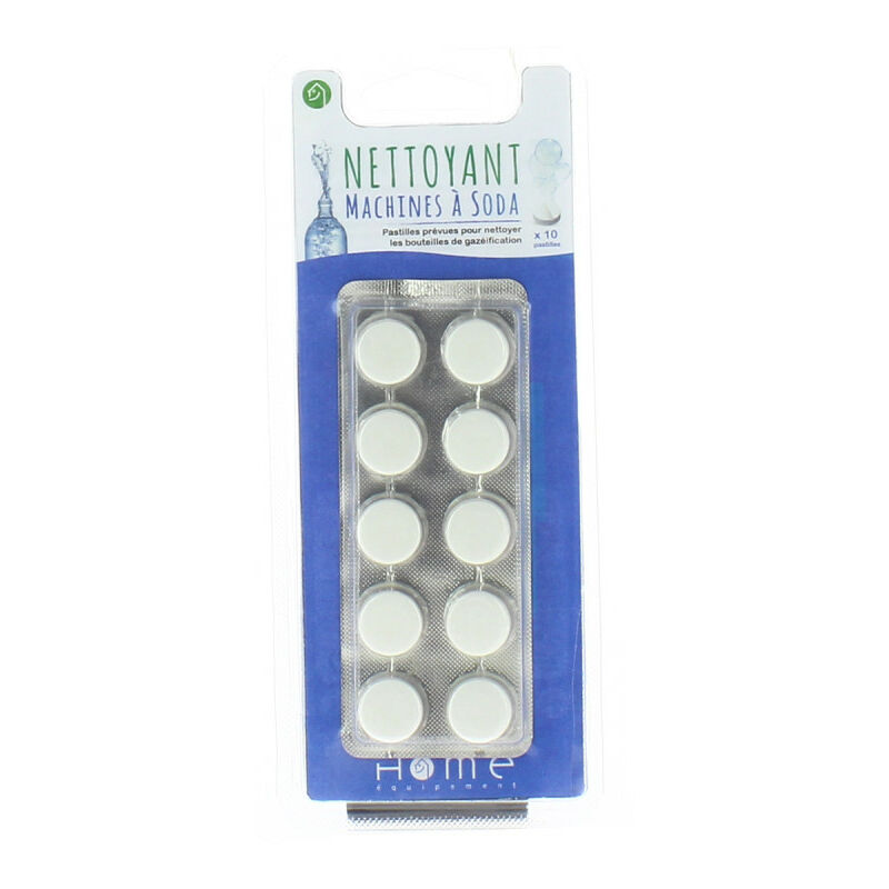 HOME EQUIPEMENT Pastilles nettoyantes &agrave; l'oxyg&egrave;ne actif par 10 pour Cafetiere ou Machine &agrave; soda A95557 pour Machine &agrave; boisson