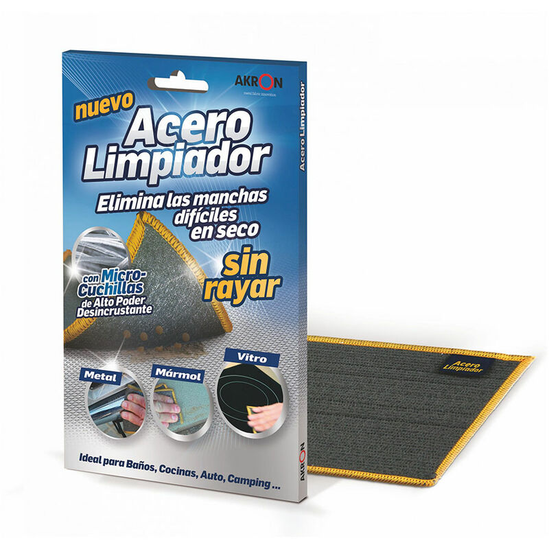 Chiffon de nettoyage en acier Akron