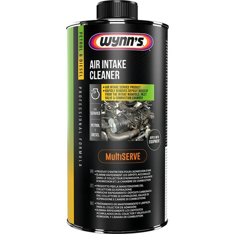 Nettoyant admission d'air diesel et essence 1000 ml – W11495 – Élimine dépôts soupapes et collecteur – Restaure performances moteur – Wynns