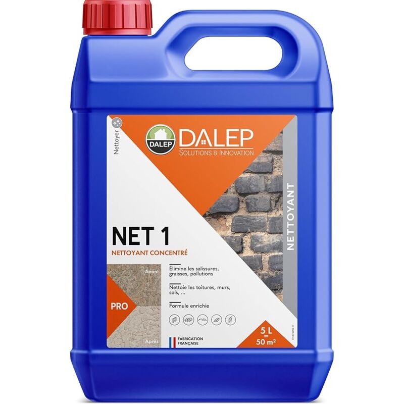 Dalep - Nettoyant concentré net 1 bidon 5l – 410005 - Noir