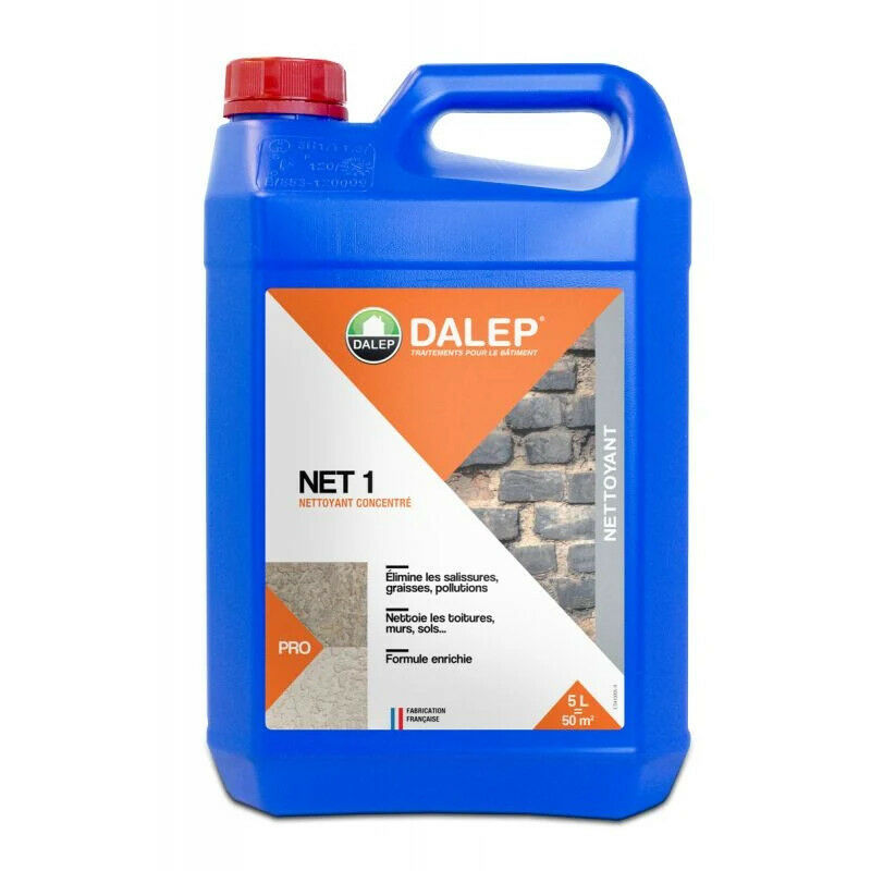 Dalep - Nettoyant concentré Net 1 à diluer 5L sans phosphate et sans solvant