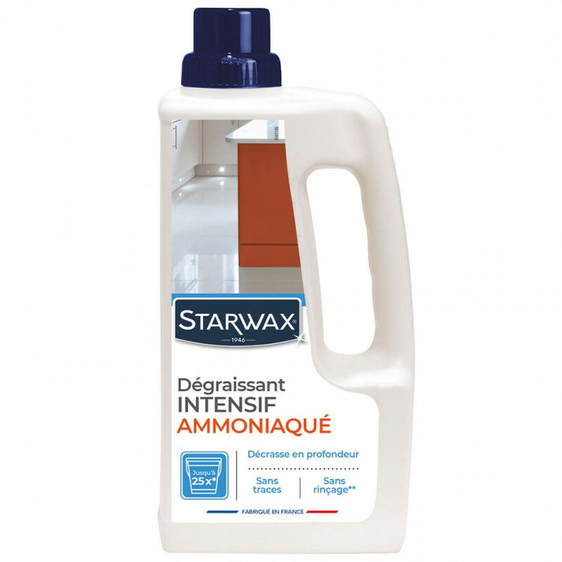 Starwax - Dégraissant intensif ammoniaque multi-usages 1L