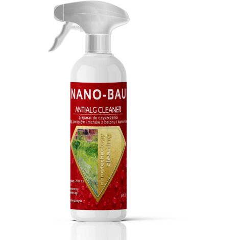 Nettoyant anti-algues Nano-Bau, 20 L, élimine les efflorescences vertes