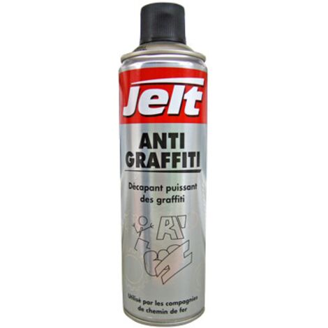 Nettoyant anti-graffiti 650 ml – Dissolvant pour surfaces poreuses – Efficace sur bois, métal, verre – Application verticale – Jelt
