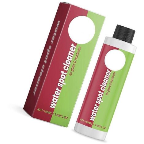 Nettoyant anti-taches d'eau pour salle de bain 100ml – élimination des traces tenaces, application nocturne.