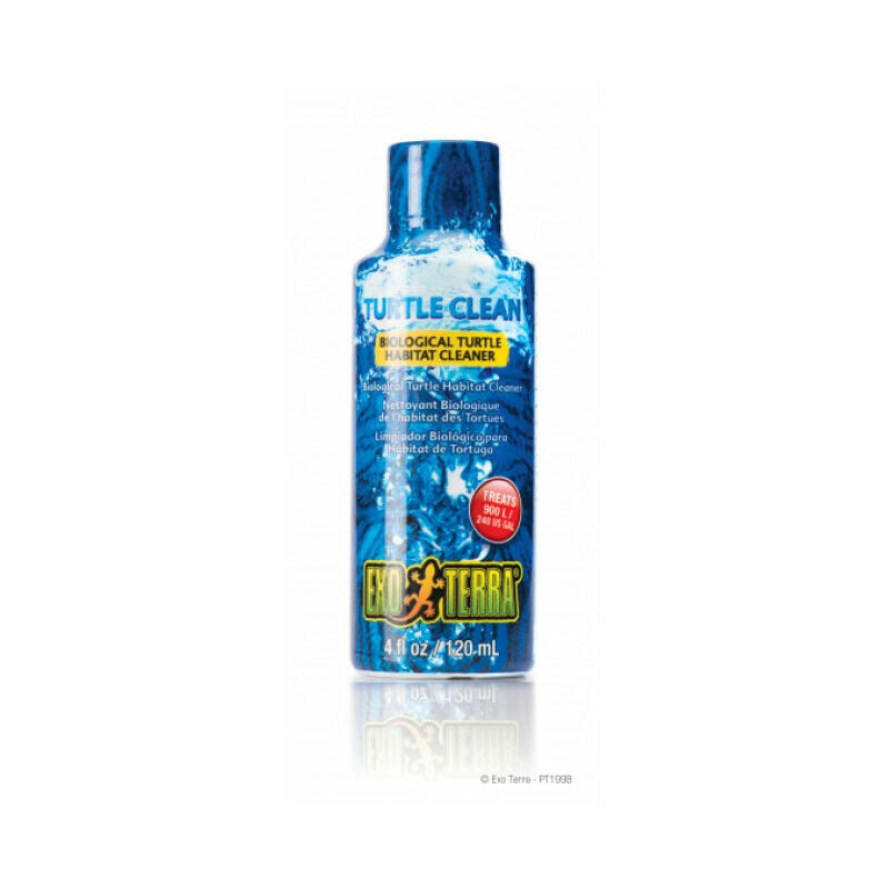 Nettoyant biologique pour aquarium et terrarium Turtle Clean 120 ml - Exo Terra