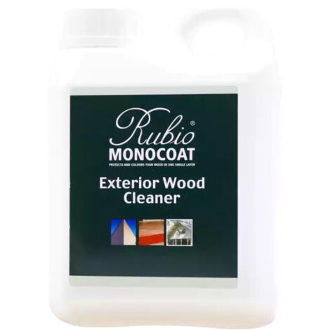 Nettoyant bois extérieur 1 L – Écologique pour bois dur et composites – Préparation avant finition – Rendement jusqu’à 25 m²