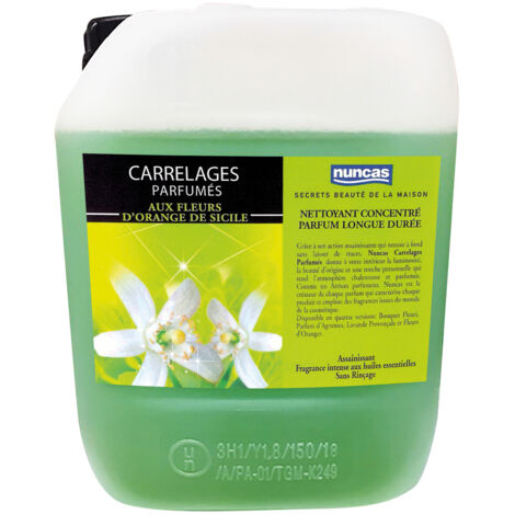 Nettoyant Carrelages Parfumés Fleurs D'orange De Sicile 5l - Nuncas