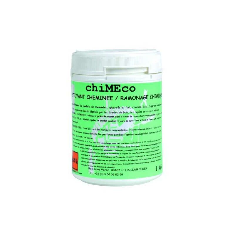Chimeco - Nettoyant cheminée/ramonage chimique (bidon 1L)