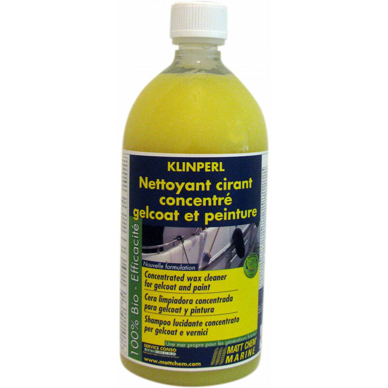 Nettoyant cirant concentré Gelcoat et peinture - MATT CHEM - 1 l