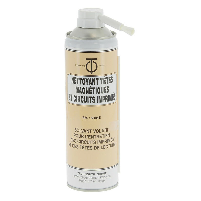 Nettoyant circuits imprimés et tetes magnétiques 650ml 60383 pour Outillage