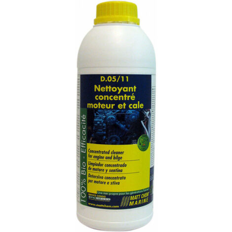 Nettoyant concentré cale et moteur en phase aqueuse - MATT CHEM - 1 l