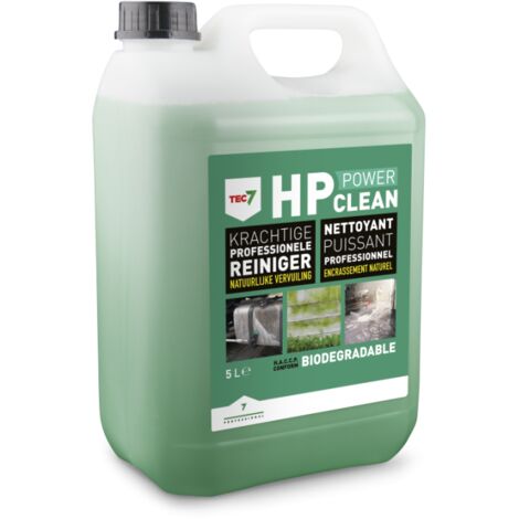 Nettoyant concentré pour surfaces – Élimine les pollutions naturelles – Non toxique et biodégradable – Pour nettoyage intérieur et extérieur – Tec7