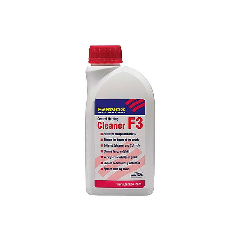 Fernox - Nettoyant de chauffage central Cleaner F3 liquide 500ml