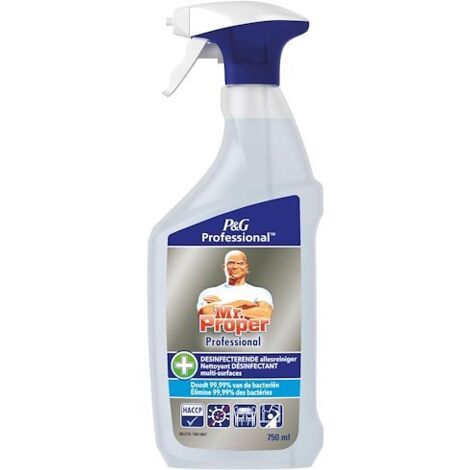 Nettoyant dégraissant multi-surfaces citron Mr Propre Flash propreté - Spray 800 ml