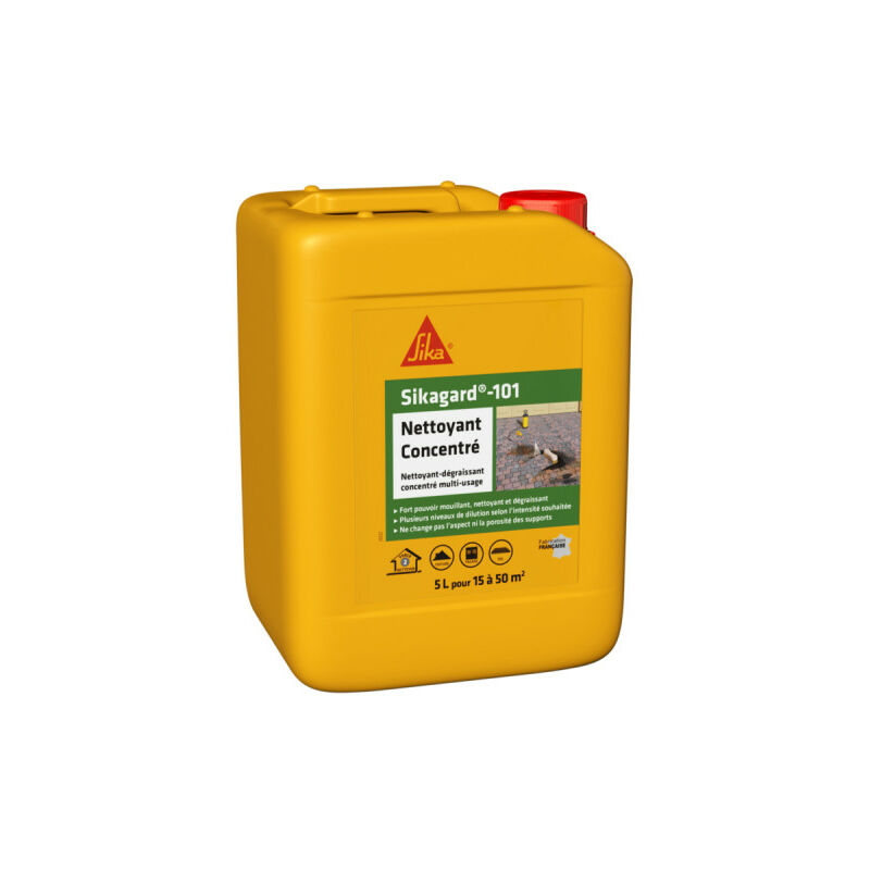 Nettoyant-dégraissant Sika Sika gard-101 Nettoyant Concentre - 5L